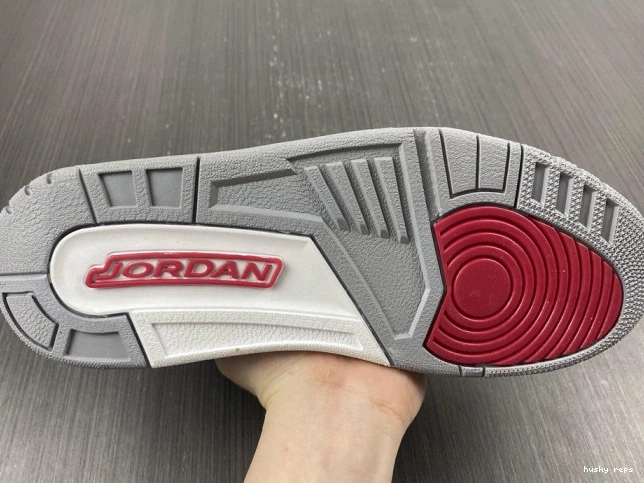 Rep Husky 3 Retro CT8532-126 Cardinal Red Jordan 0719